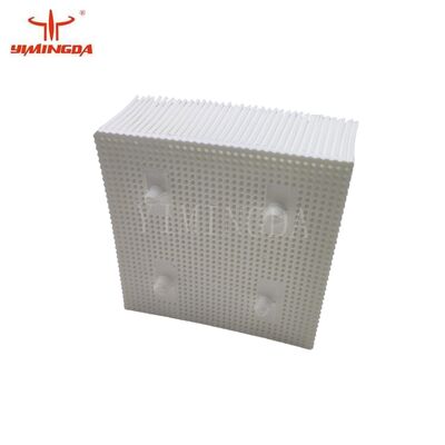 Bristle Block Nylon White Color & Black Plasic Brush For Bullmer 100 x 100 x 40mm