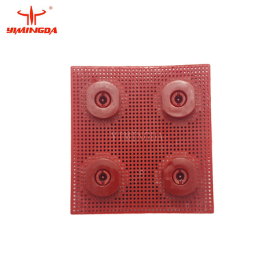 Red Nylon Auto Cutter Bristle Block 90 * 95 mm for VT5000 / 7000 Cutter
