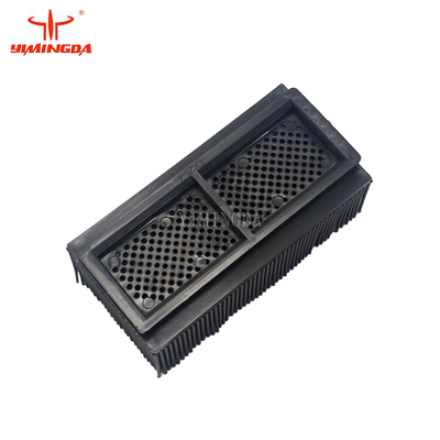 Black Nylon Bristle Block 49mm Height for YYC Cutter Plastic Brush
