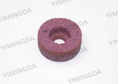 Red Color 20 * 9mm Grinding Stone Wheel for Yin Spreader , Textile Spare Parts
